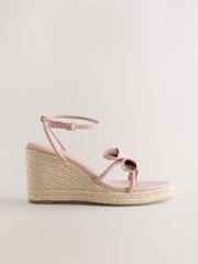 Pink Forever Comfort® Leather Tulip Wedges - Image 2 of 5