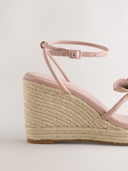 Pink Forever Comfort® Leather Tulip Wedges - Image 3 of 5
