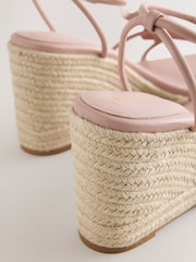 Pink Forever Comfort® Leather Tulip Wedges - Image 5 of 5