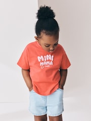 Bright Pink Mama Slogan T-Shirt (3mths-7yrs) - Image 1 of 3