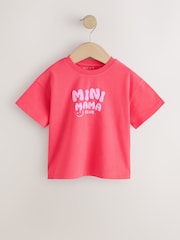 Pinkភ្លឺ - អាវយឺតស្លោកស្នាមញញឹម (3ខែ-7ឆ្នាំ) - រូបភាព 4 នៃ 7