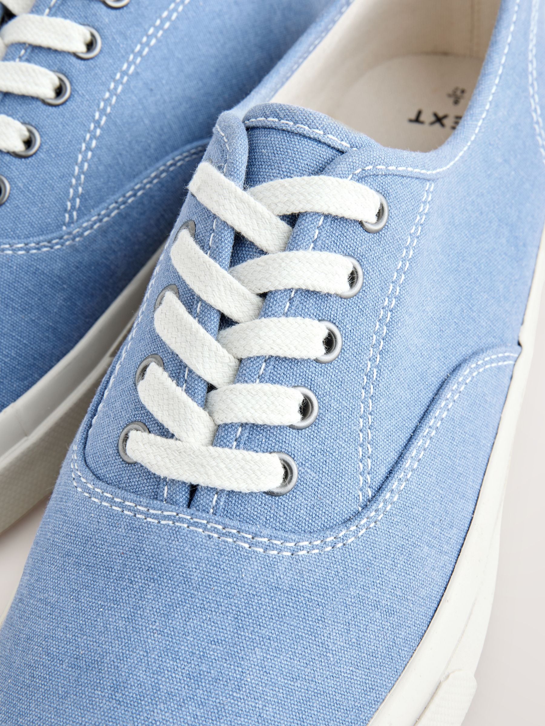 Buy Blue Canvas CVO Trainers from Next Romania