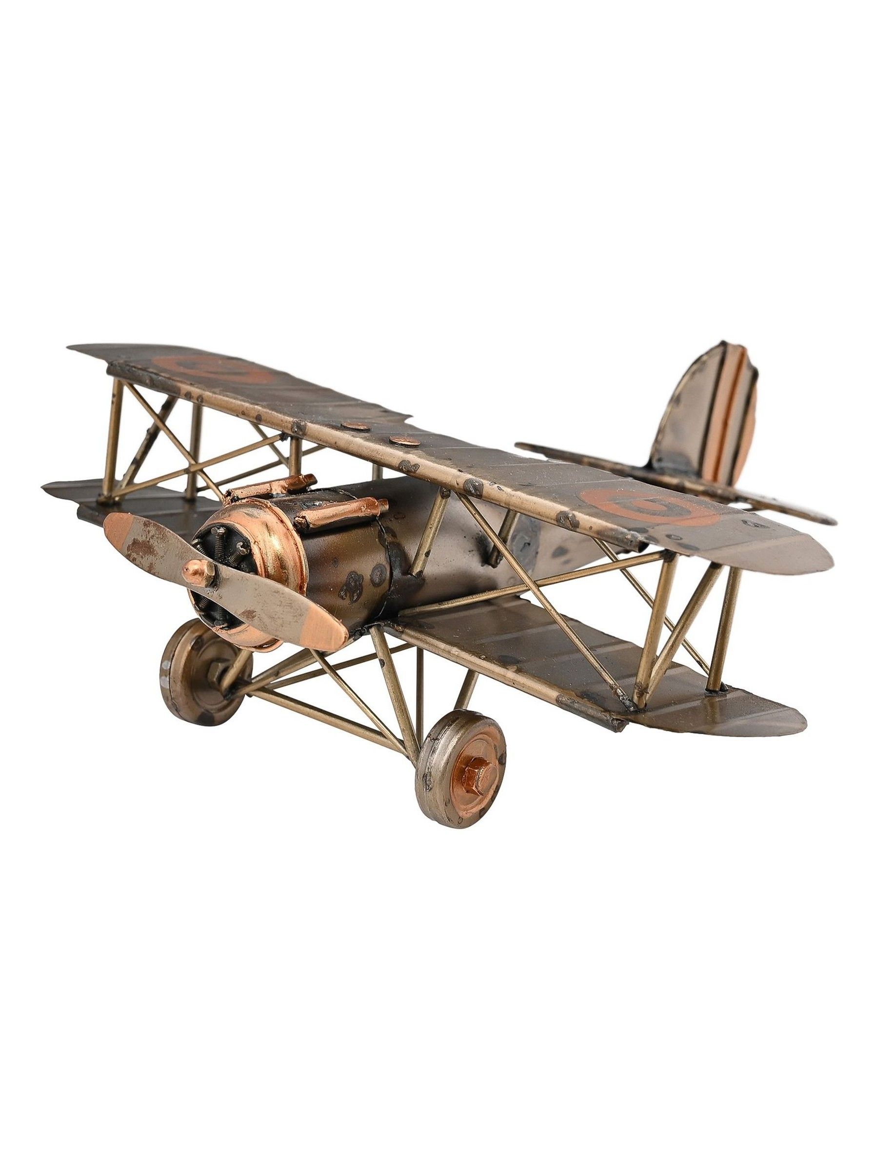 Buy Widdop Gold Harvey Makin Ornament Vintage Plane from the Next