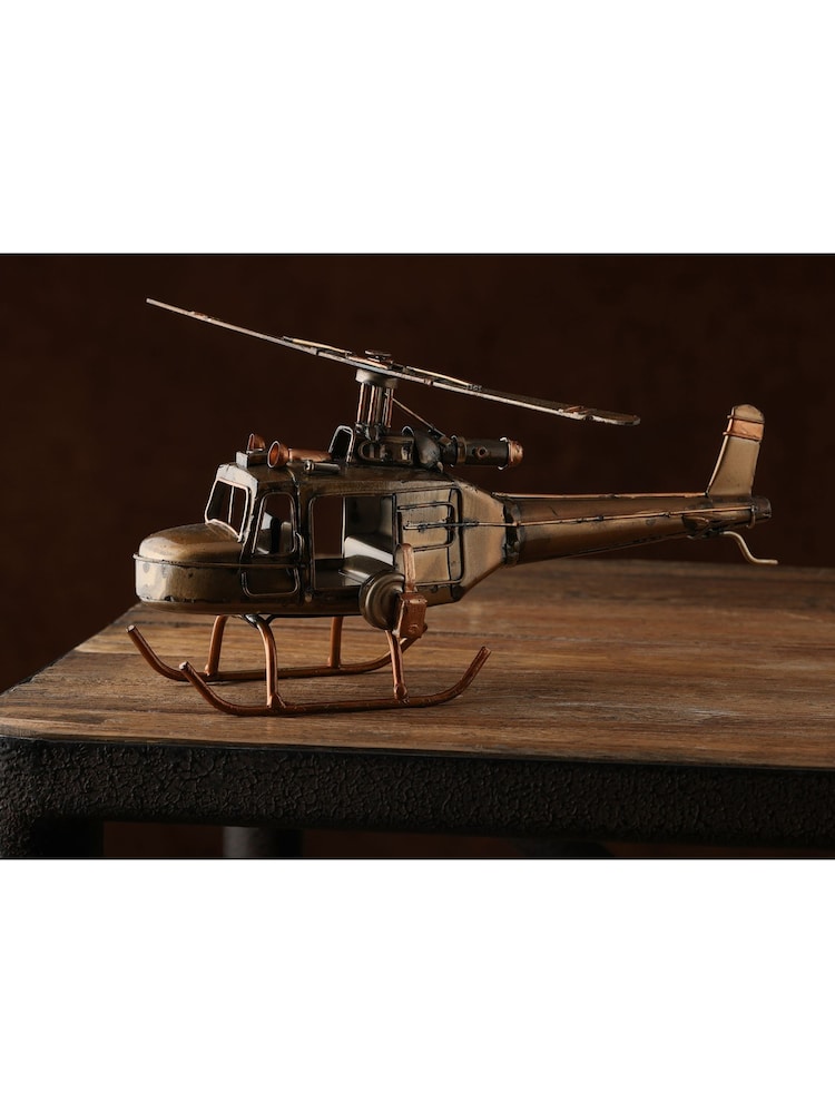 Widdop Bronze Harvey Makin Ornament Helicopter - Image 1 of 4