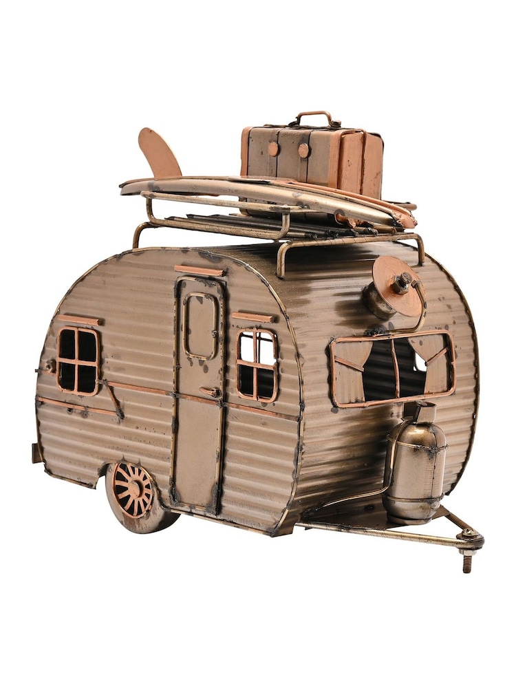 Widdop Gold Harvey Makin Ornament Caravan - Image 1 of 3 Widdop Gold Harvey Makin Ornament Caravan - Image 1 of 3