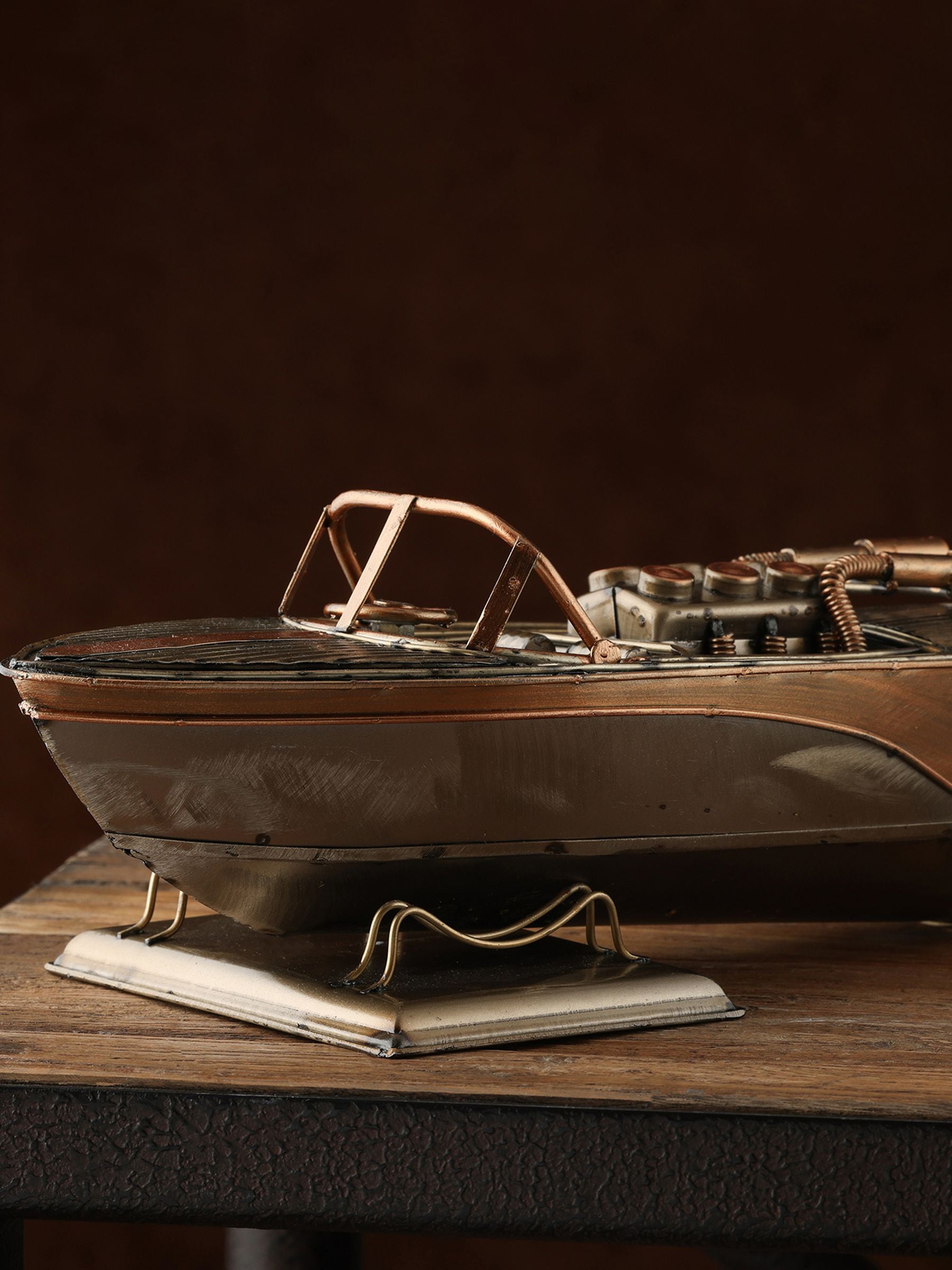 Widdop, Bingham & Co. Ltd Decorative Speed Boat Metal Ornament - Image 6