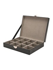 Widdop Grey Harvey Makin Holds 12 Cufflink Box - Image 1 of 5