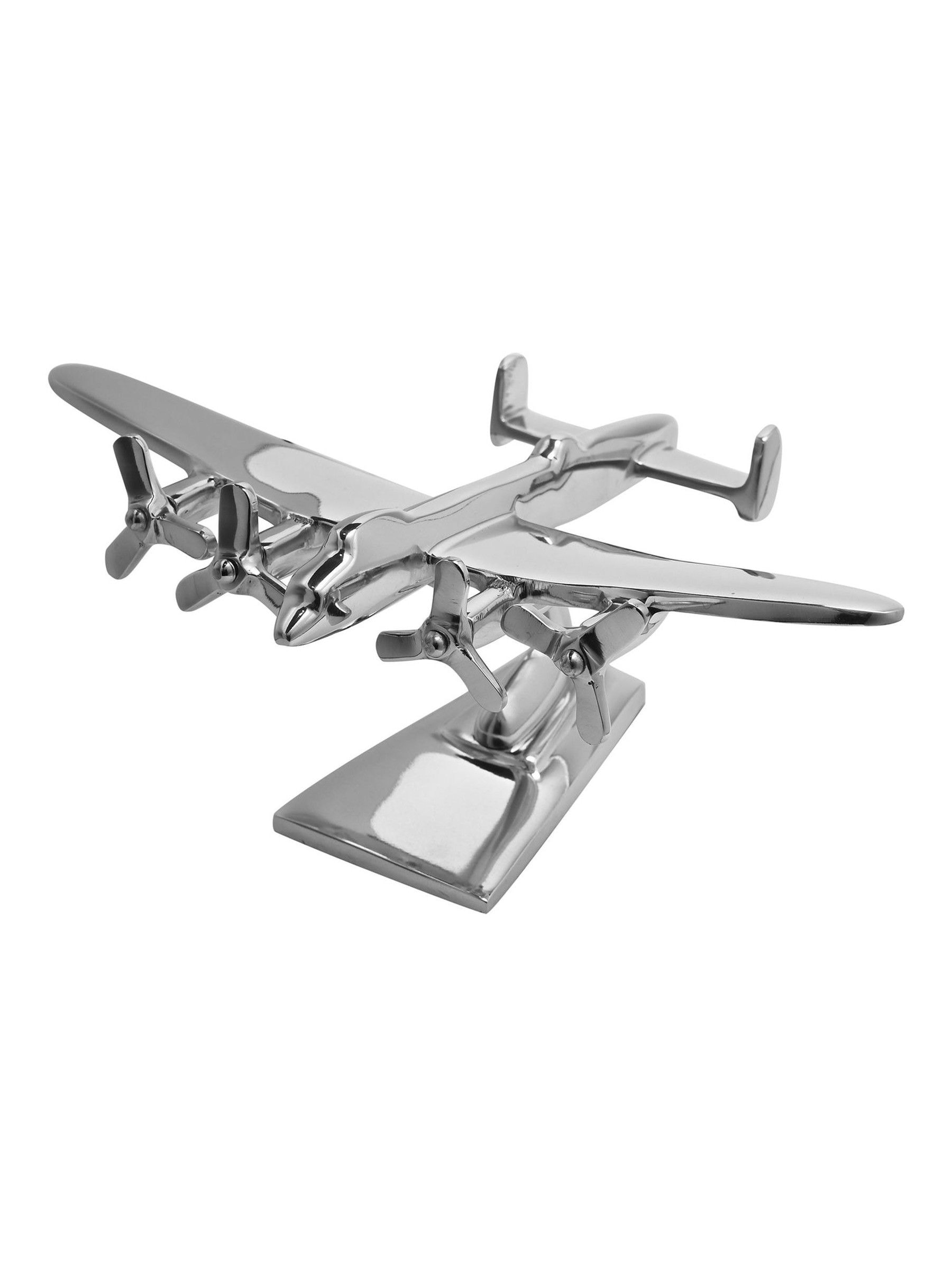 Harvey Makin Unisex Silver Widdop Military Heritage 5 Metal Model Lancaster Bomber - Image 1