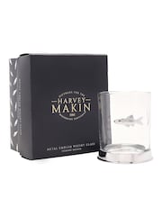 Widdop Clear Harvey Makin Fishing Whisky Glass - Image 1 of 2