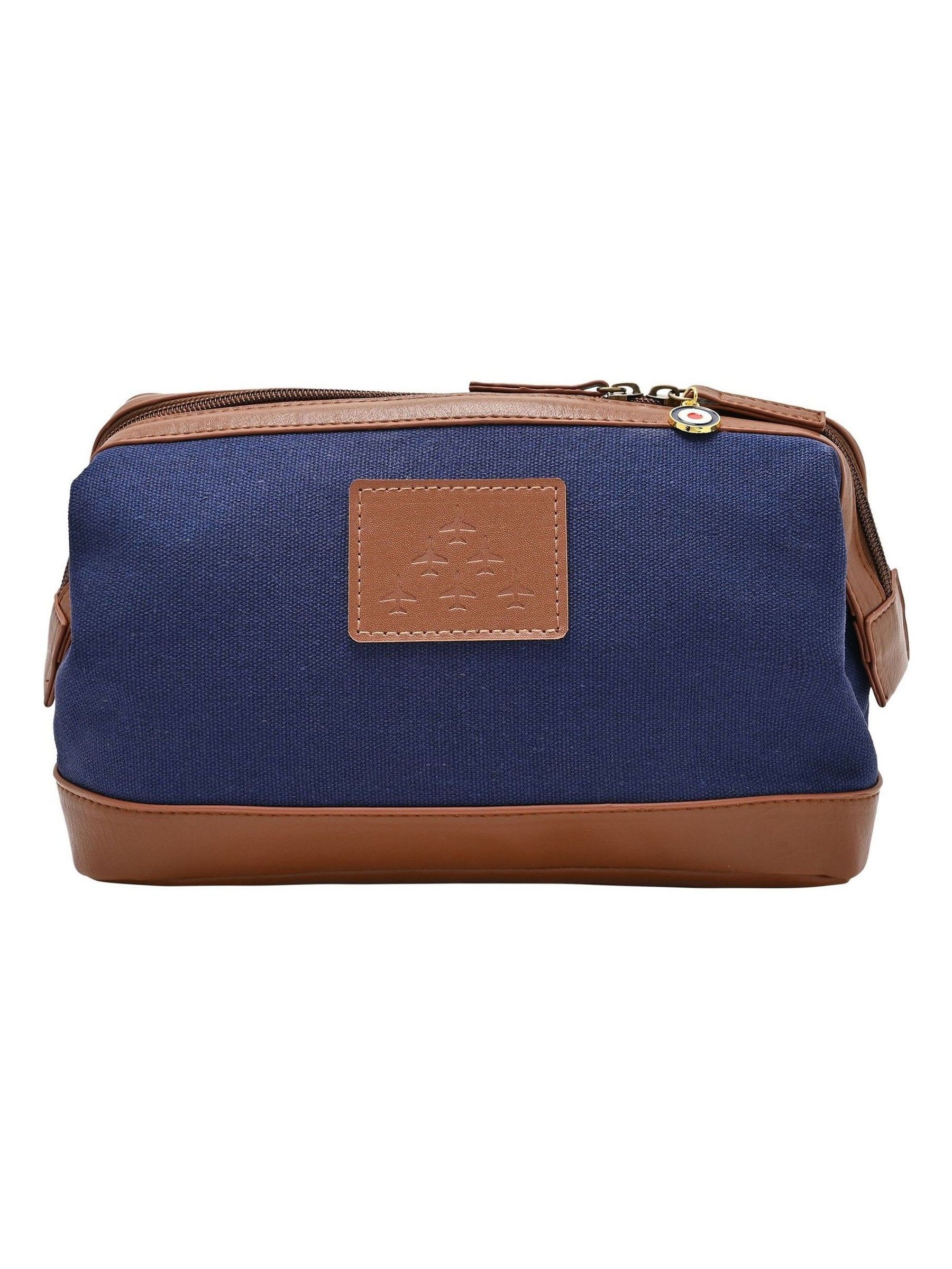 - Red Arrows Raf Canvas Faux Leather Washbag H 17 W 26 D 12Cm - Image 4