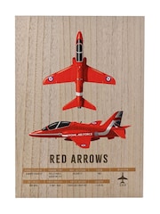 Widdop Brown RAF Wood Effect A3 Wall Plaque - Image 1 of 2