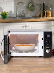 Daewoo Black Digital Solo Microwave Oven 20L - Image 3 of 5