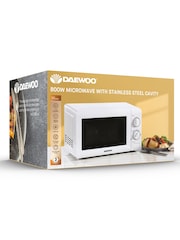 Daewoo White 20L Microwave 800W - Image 1 of 3