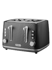 Daewoo Black Cascade 4 Slice Toaster - Image 2 of 6