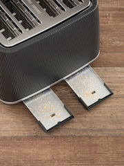 Daewoo Black Cascade 4 Slice Toaster - Image 6 of 6