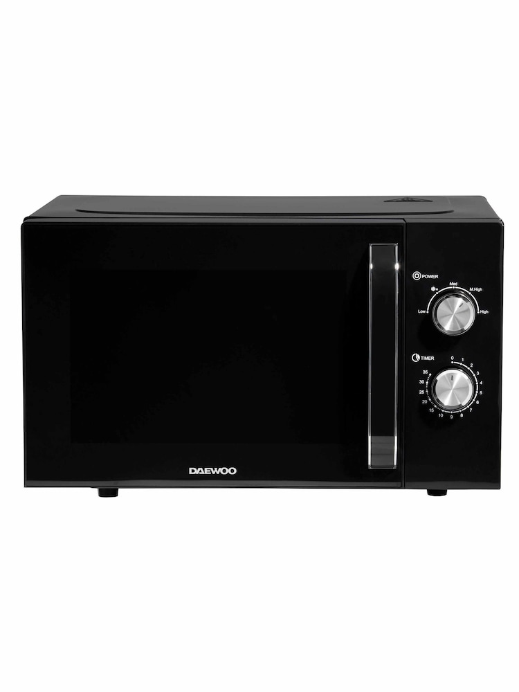 Daewoo Black 23L Microwave 800W - Image 2 of 2 Daewoo Black 23L Microwave 800W - Image 2 of 2