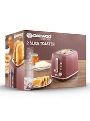 Daewoo Ruby Cascade 2 Slice Toaster - Image 1 of 6