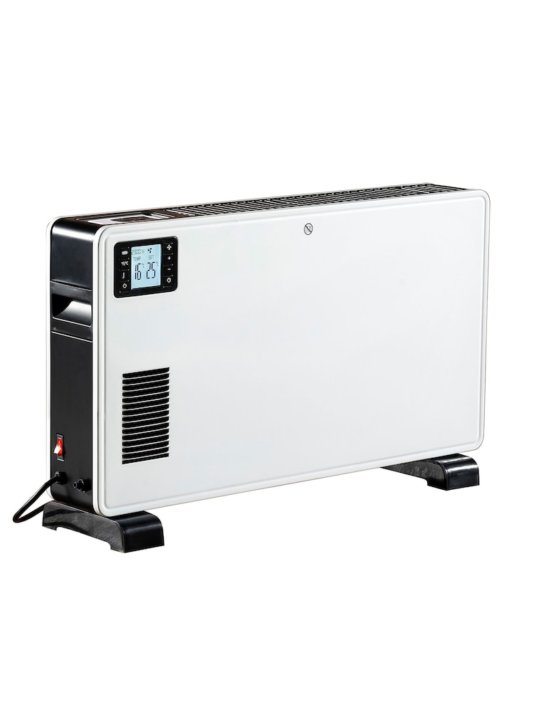 Daewoo White Convector Heater With Turbo & Timer LCD - Image 5 of 5 Daewoo White Convector Heater With Turbo & Timer LCD - Image 5 of 5