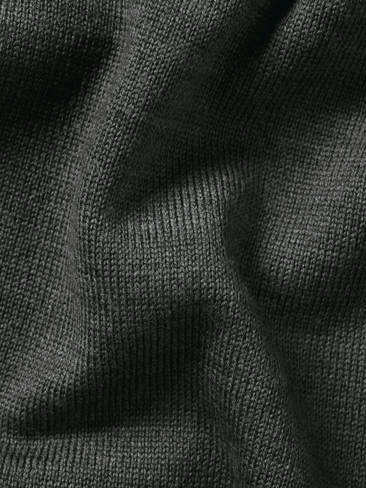 អាវក្រៅ Charles Tyrwhitt Pure Merino មានខ្សែរ៉ូតពេញខ្លួន - រូបភាព 5 នៃ 5