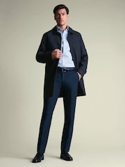 Charles Tyrwhitt Blue Showerproof Raincoat - Image 2 of 5