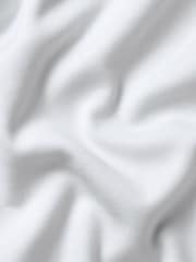 Charles Tyrwhitt White 100% Cotton Plain Long Sleeve Jersey Polo Shirt - Image 5 of 5