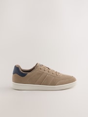 Neutral Suedette Trainers - Image 2 of 5