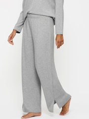 KBX Grey Marie Brushed Wide Leg Trousers - Image 3 of 7
