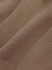 Brown Light Slim Fit Short Sleeve Pique Polo Shirt - Image 6 of 7