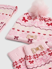 River Island Fairisle Beanie Gloves & Scarf Bundle Set - Imagen 3 de 3
