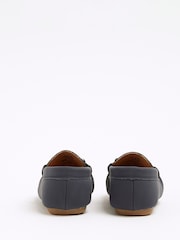 River Island Blue Buckle Chain Loafers - Image 3 of 5