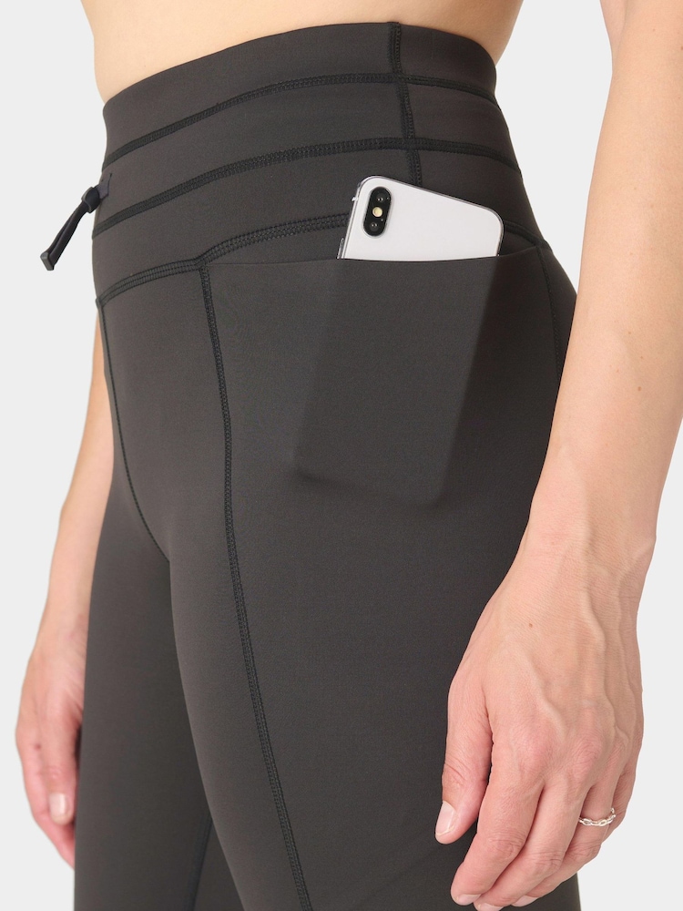 Sweaty Betty Grey Therma Boost 7/8 Running Leggings - Image 2 of 7 Sweaty Betty Grey Therma Boost 7/8 Running Leggings - Image 2 of 7