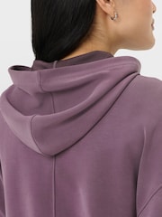 Sweaty Betty Purple Sand Wash CloudWeight Crop Hoodie - Image 5 of 7
