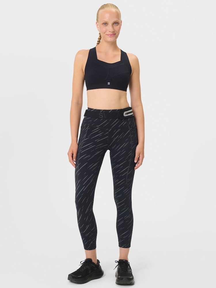 Sweaty Betty Black Therma Boost 7/8 Running Leggings - Image 1 of 9 Sweaty Betty Black Therma Boost 7/8 Running Leggings - Image 1 of 9