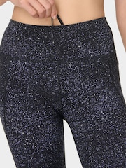 Sweaty Betty Black Ground 7/8 Length Power Workout Leggings - Image 3 of 10