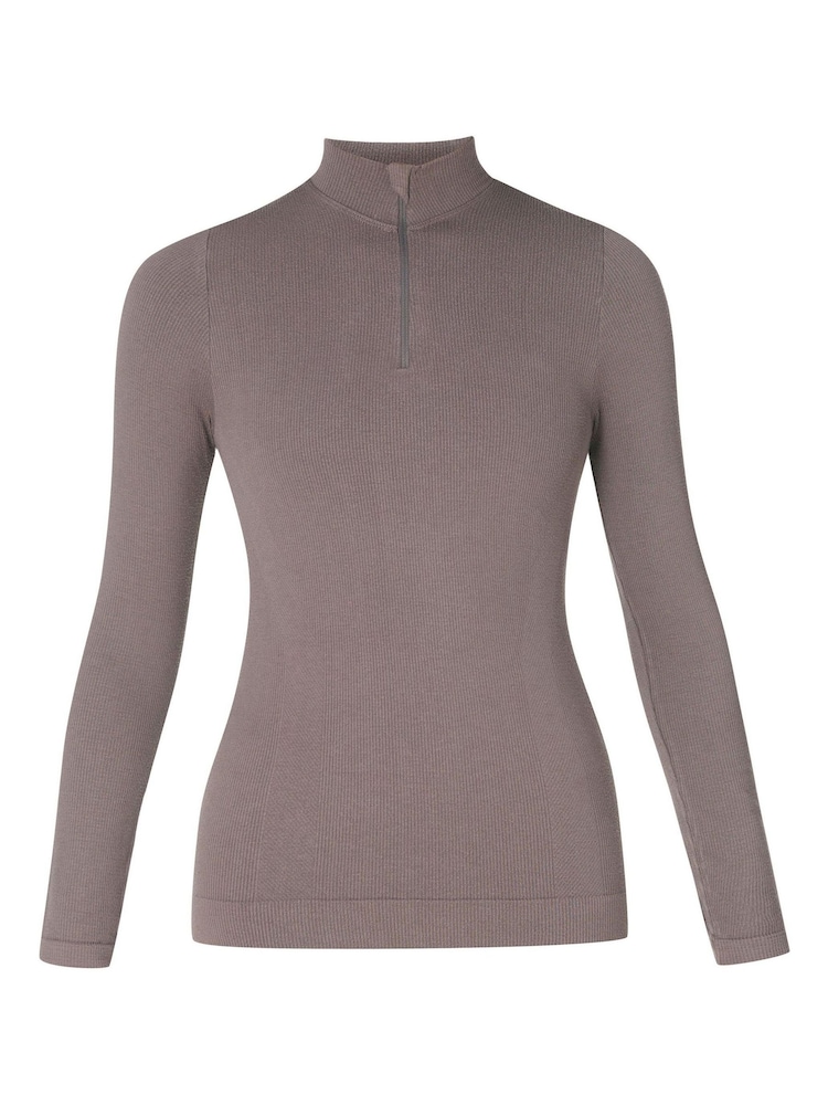 Sweaty Betty Mindful Flex Half Zip Long SLeeve Top - תמונה 7 מתוך 7 Sweaty Betty Mindful Flex Half Zip Long SLeeve Top - תמונה 7 מתוך 7