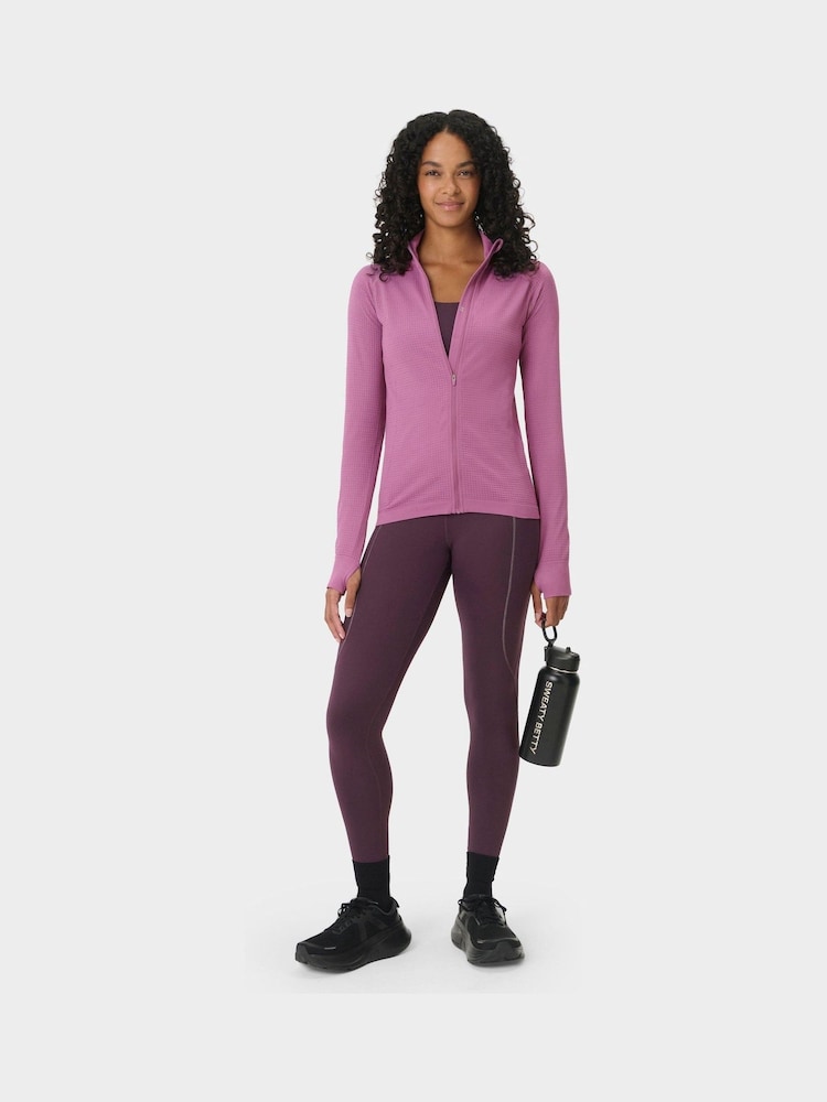 Sweaty Betty Purple Therma Boost 7/8 Running Leggings - Image 2 of 9 Sweaty Betty Purple Therma Boost 7/8 Running Leggings - Image 2 of 9