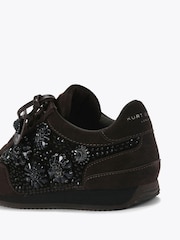 Kurt Geiger London Brown Chelsea Jewel Tag Trainers - Image 3 of 5