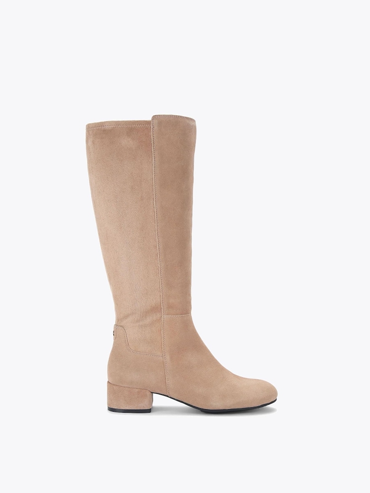 KG Kurt Geiger Nude Tabina High Leg Boots - Image 1 of 5 KG Kurt Geiger Nude Tabina High Leg Boots - Image 1 of 5