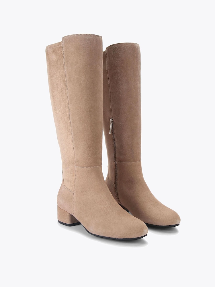 KG Kurt Geiger Nude Tabina High Leg Boots - Image 2 of 5 KG Kurt Geiger Nude Tabina High Leg Boots - Image 2 of 5