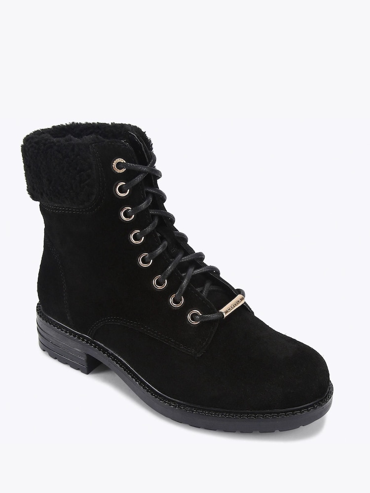 Carvela Comfort Black Russ Lace Up Boots - Image 2 of 4