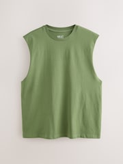 Verde - Camiseta sin mangas - Chaleco - Imagen 1 de 3