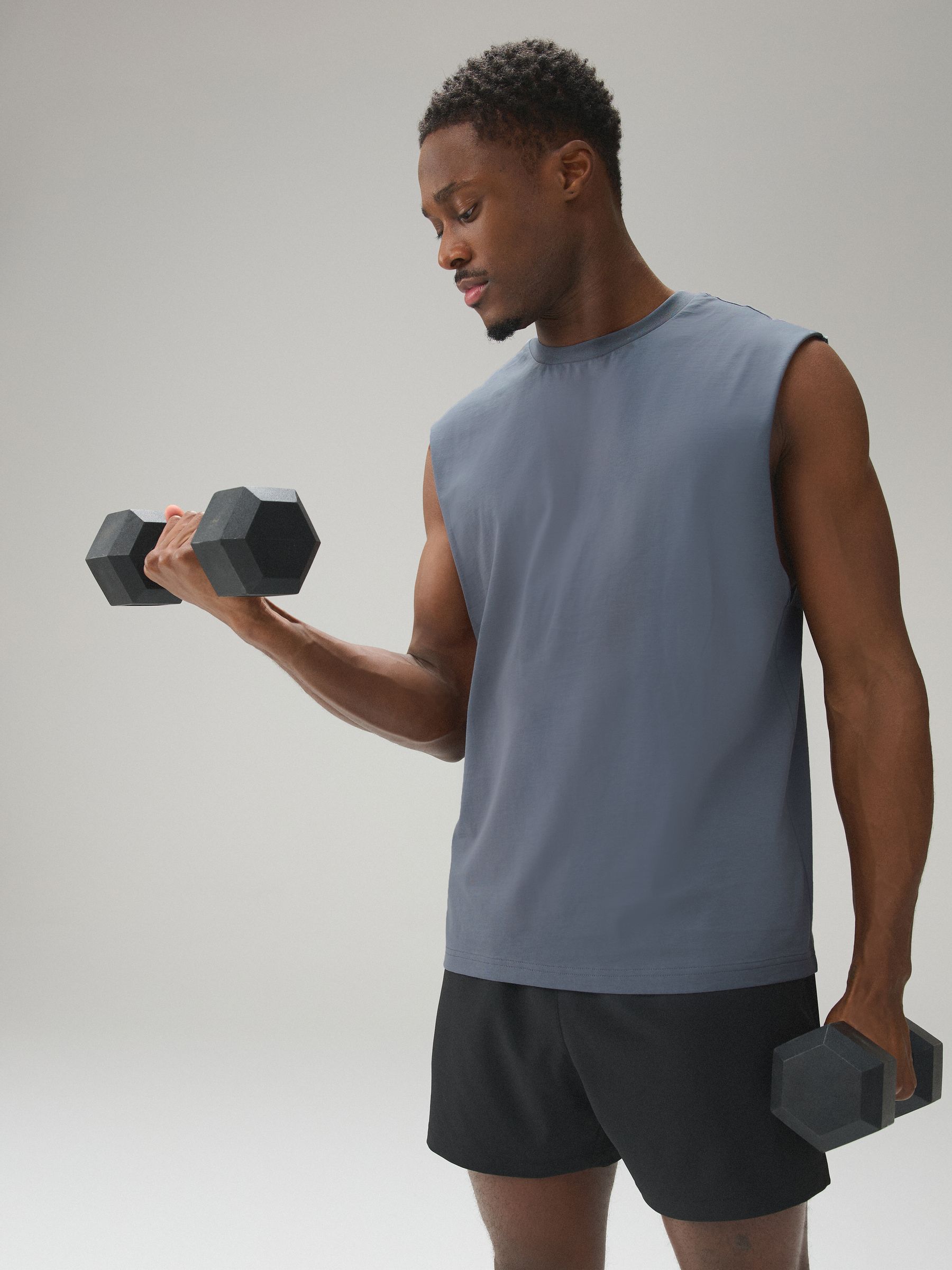 Buy Charcoal Grey Tank Top Vest from Next Oman