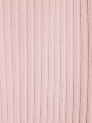 River Island Pink Heart Borg Cosy Half Zip & Leggings Set - Image 5 of 5