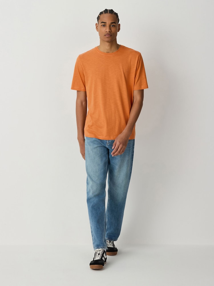 Pink Lightweight Slub Modal T-Shirt - Image 2 of 7