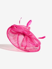 Hotter Pink - Lipsy Loop Disk Fascinator Headband - 5এর মধ্যে 5 ছবি