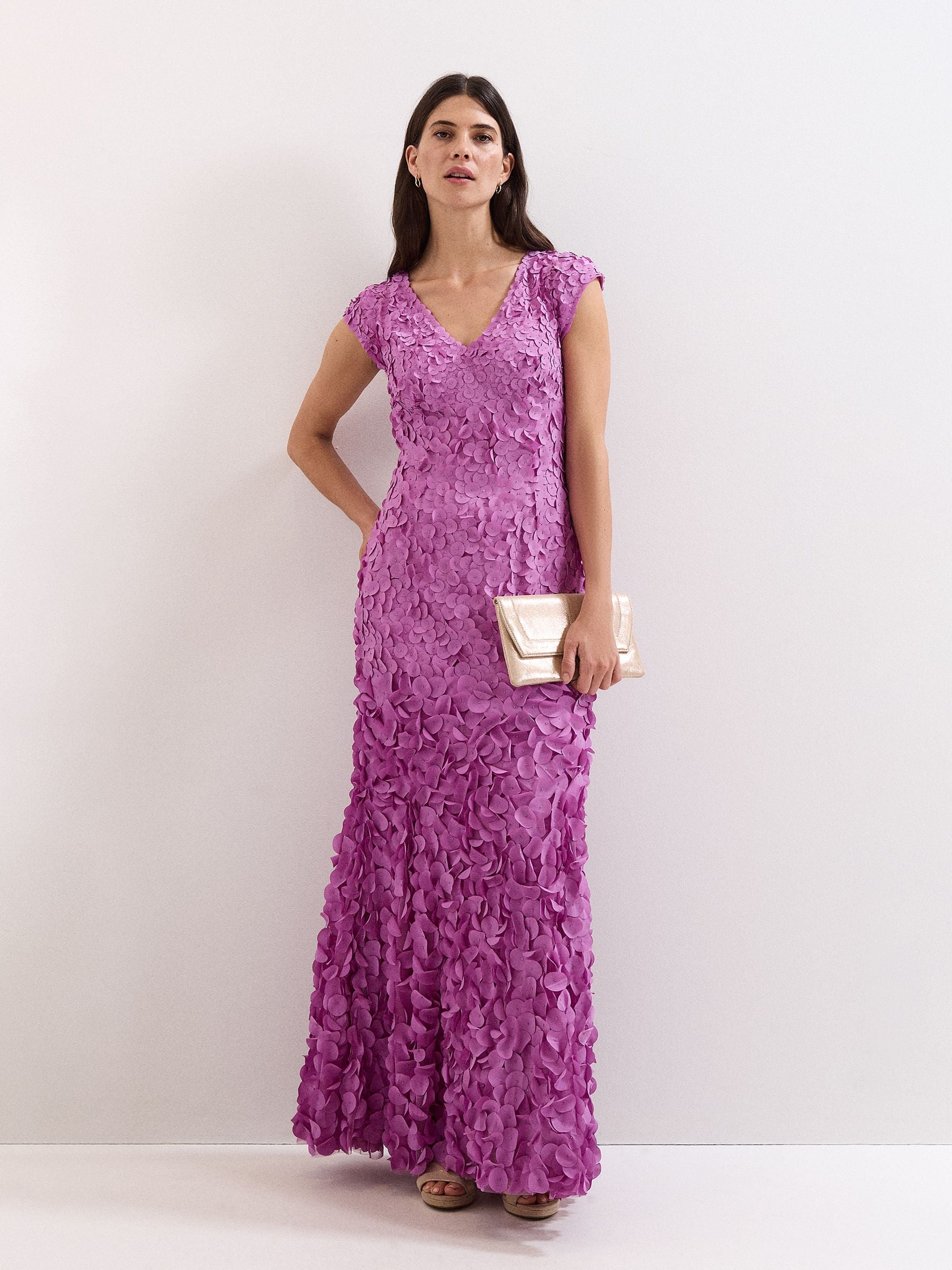 Phase Eight Women's Purple Charlene Maxi Dress