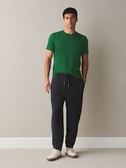 Tennis Green Slim Fit Essential Crew Neck Cotton T-Shirt - Image 2 of 8