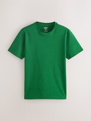 Tennis Green Slim Fit Essential Crew Neck Cotton T-Shirt - Image 5 of 8