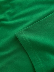 Tennis Green Slim Fit Essential Crew Neck Cotton T-Shirt - Image 7 of 8