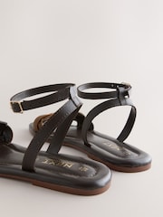 Tan खैरो - सधैंभरि कम्फर्ट ® बुनेको फ्ल्याट स्यान्डल - 9मध्ये 9 तस्बिर